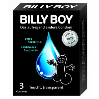 Kondomy - BILLY BOY vlhčené (3ks)