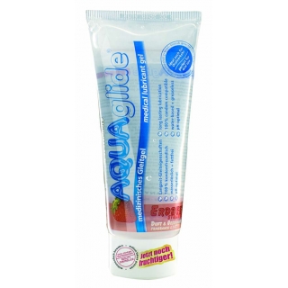 Lubrikační gel AQUAglide JAHODA100ml Lubrikační gel AQUAglide JAHODA100ml