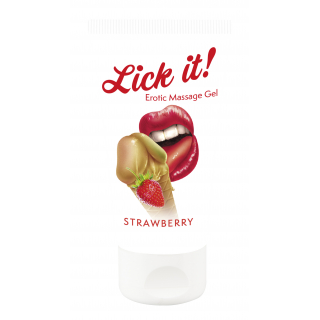 Lubrikační gel - Lick-it Erdbeere 50ml
