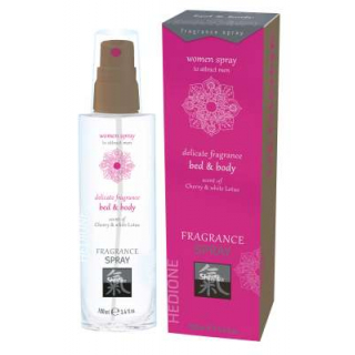 "SHIATSU Bed & Body spray Pheromone - Cherry & White Lotus 100ml"